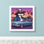 Toile Lowrider Wolfy (Insitu (Plancher de Bois))