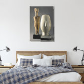 Toile (Lto R) Figurine avec bras croisés, Cycladique; tê (Insitu(Chambre))