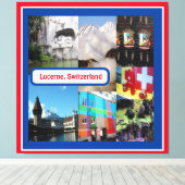 Toile Lucerne, Suisse (Insitu (Plancher de Bois))