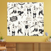 Toile Lucha Libre : motif de lutteurs mexicains (Insitu(Salon))