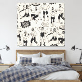 Toile Lucha Libre : motif de lutteurs mexicains (Insitu(Chambre))