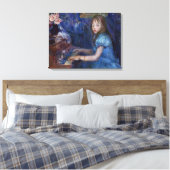 Toile Lucie Leon Jouer le piano (par Berthe Morisot) (Insitu(Chambre))