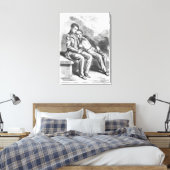 Toile Lucien de Rubempre et David Sechard (Insitu(Chambre))