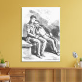 Toile Lucien de Rubempre et David Sechard (Insitu(Salon))