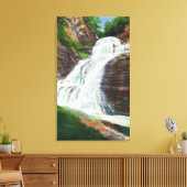 Toile Lucifer Falls View in Robert H. Treman State (Insitu(Salon))