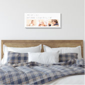 Toile Lucky Me Meilleures photos de maman Customisées (Insitu(Chambre))