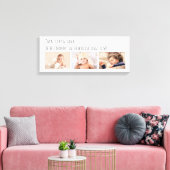 Toile Lucky Me Meilleures photos de maman Customisées (Insitu(Salon))