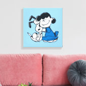 Toile Lucy Hugging Snoopy (Insitu(Salon))