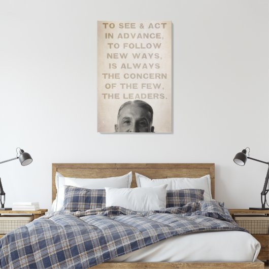 Toile Ludwig von Mises Leaders Canvas Imprimer (Insitu(Chambre))
