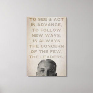 Toile Ludwig von Mises Leaders Canvas Imprimer