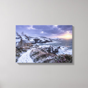 Toile Lueur hivernale sur la côte cornique