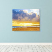 Toile Lumahai Beach, Kauai, Hawaii (Insitu (Plancher de Bois))