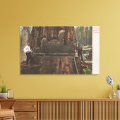 Toile Lumberjacks Couper un séquoia (Insitu(Salon))