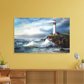 Toile Lumière de l'espoir, phare de Pigeon Point (Insitu(Salon))