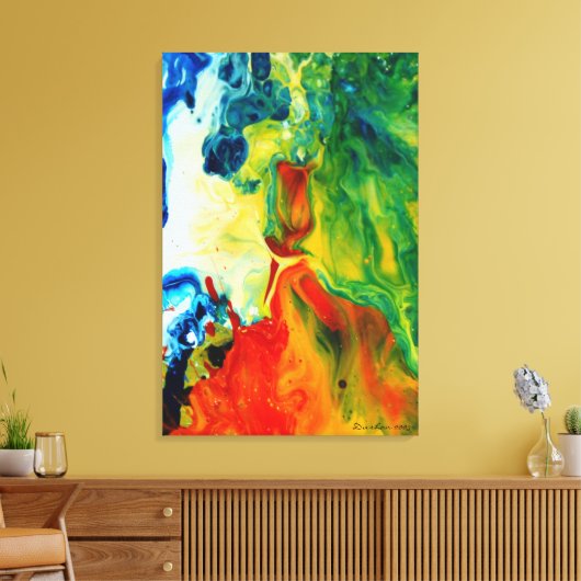 Toile Lumière Torche 2 Paysage Abstrait (Insitu(Salon))