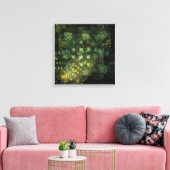 Toile Lumières dans la ville Abstrait Quad Canvas Imprim (Insitu(Salon))