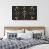 Toile Lumières Roses (Insitu(Chambre))