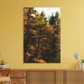 Toile Luminaire d'Europe dorée aux couleurs de l'automne (Insitu(Salon))