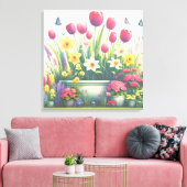 Toile Luminosité du jardin (Insitu(Salon))