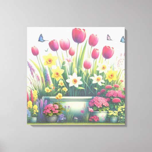Toile Luminosité du jardin (Recto)