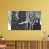 Toile Lummi Island, WA - Lummi Rocks Vue avec ligne (Insitu(Salon))