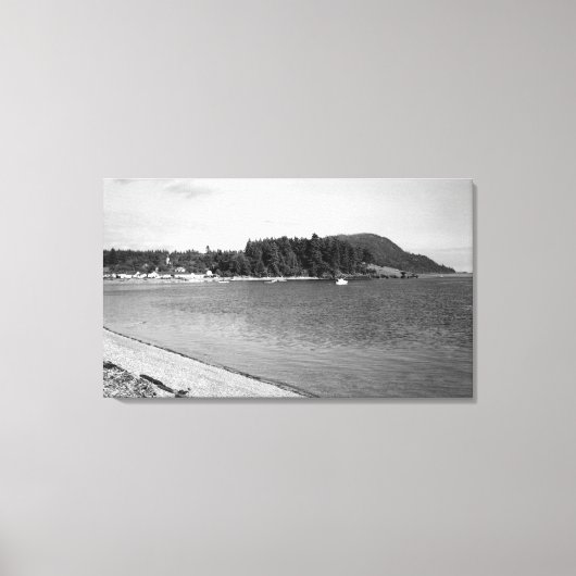 Toile Lummi Island, WA - Vue de Lago Bay (Recto)