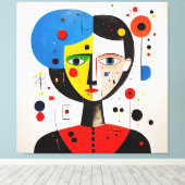 Toile Luna - Dualité d'expression (Insitu (Plancher de Bois))