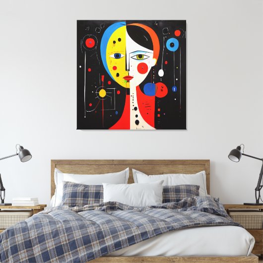 Toile Luna - Dualité d'expression (Insitu(Chambre))