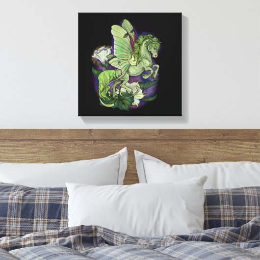 Toile Luna Moonduster Moth Fairy Horse Canvas Imprimer (Insitu(Chambre))