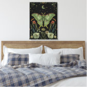 Toile luna Moth Gothique Aquarelle Art (Insitu(Chambre))
