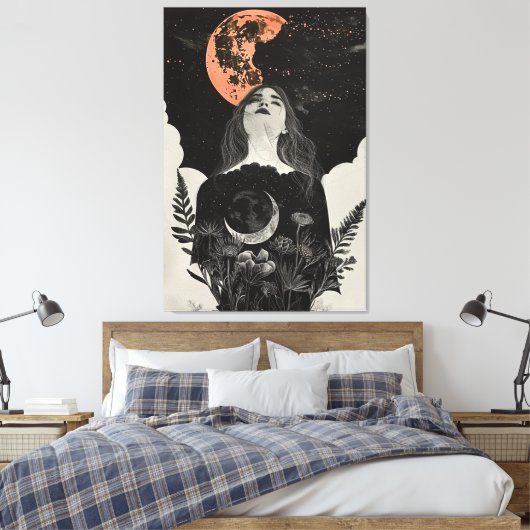 Toile Lune (Insitu(Chambre))