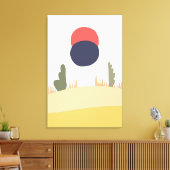 Toile Lune Abstraite (Insitu(Salon))