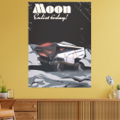 Toile Lune - Affiche de science-fiction "Inscrivez-vous (Insitu(Salon))