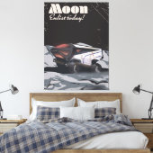 Toile Lune - Affiche de science-fiction "Inscrivez-vous (Insitu(Chambre))