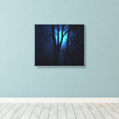 Toile Lune Bleue ! (Insitu (Plancher de Bois))