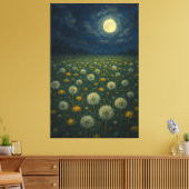 Toile Lune Dandelion Meadow (Insitu(Salon))