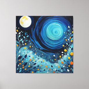Toile Lune Dans Le Jardin 804