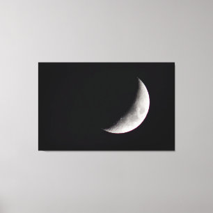 Toile Lune de croissant de cirage
