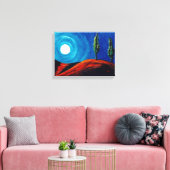 Toile Lune de cyprès (Insitu(Salon))