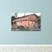 Toile L'une des plus vieilles maisons de la vallée (Insitu (Plancher de Bois))