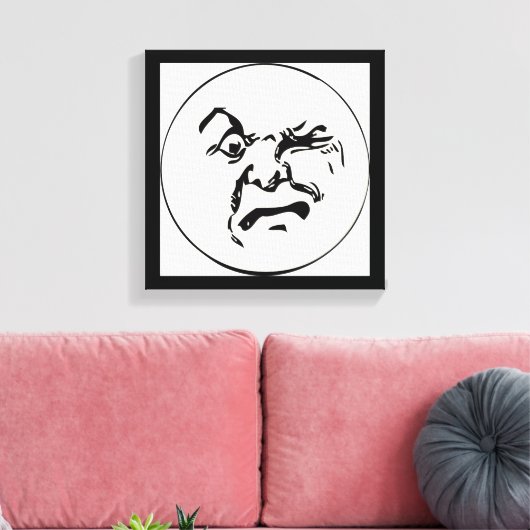 TOILE LUNE EN COLÈRE (Insitu(Salon))