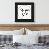 TOILE LUNE EN COLÈRE (Insitu(Chambre))