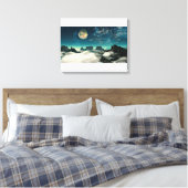 Toile Lune et paysage (Insitu(Chambre))