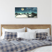 Toile Lune et paysage (Insitu(Chambre))