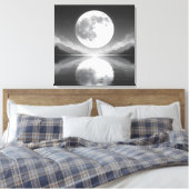 Toile Lune : Majestic Night Waters (Insitu(Chambre))
