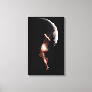 Toile Lune Nymph par Luis Ricardo Falero