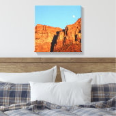 Toile Lune, Red Rocks au Sunset Fine Art Sud-ouest (Insitu(Chambre))