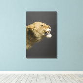 Toile Lune rugissant (Insitu (Plancher de Bois))