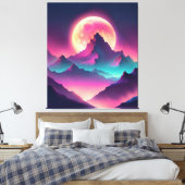 Toile lune se lève (Insitu(Chambre))