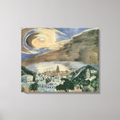 Toile Lune sur Barcelone de Walter Gramatte (Recto)